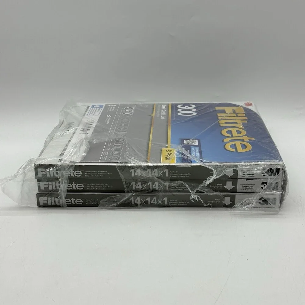 3-Pack of 3M Filtrete Basic Air Filter 14